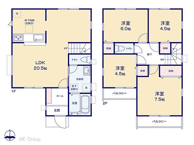 ～Floor plan～　図面と異なる場合は現況を優先