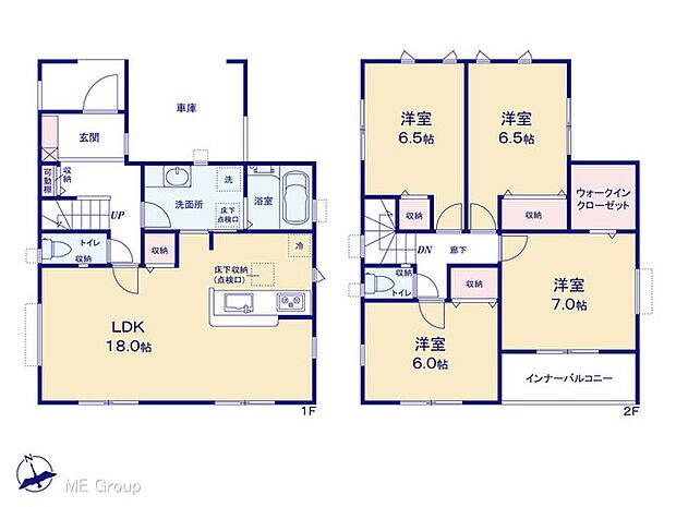 ◆1号棟◆~Floor plan~ 図面と異なる場合は現況を優先