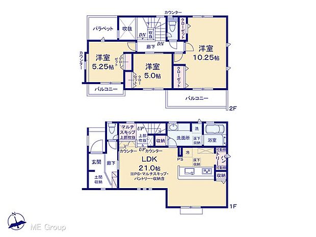 ◆2号棟◆~Floor plan~ 図面と異なる場合は現況を優先