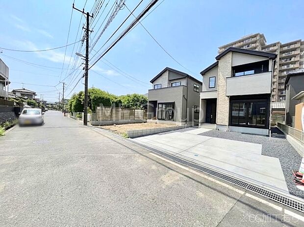 ～Exterior～　前面道路： 南東 6m 公道　住宅地になっているので車量も少なく、静かな立地です。子育て環境も良好です♪♪周辺環境もあわせてご案内させて頂きます。