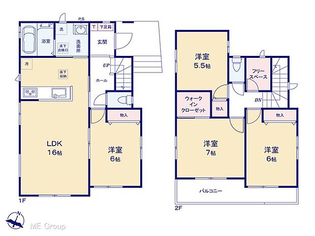 ◆C号棟◆~Floor plan~ 図面と異なる場合は現況を優先致します。