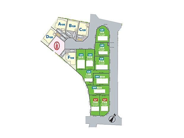 ～Plot map～　図面と異なる場合は現況を優先致します。