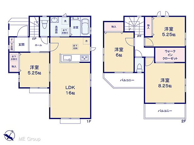 ◆F号棟◆~Floor plan~ 図面と異なる場合は現況を優先致します。