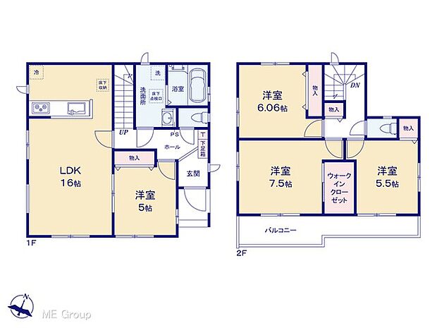 ◆B号棟◆~Floor plan~ 図面と異なる場合は現況を優先致します。