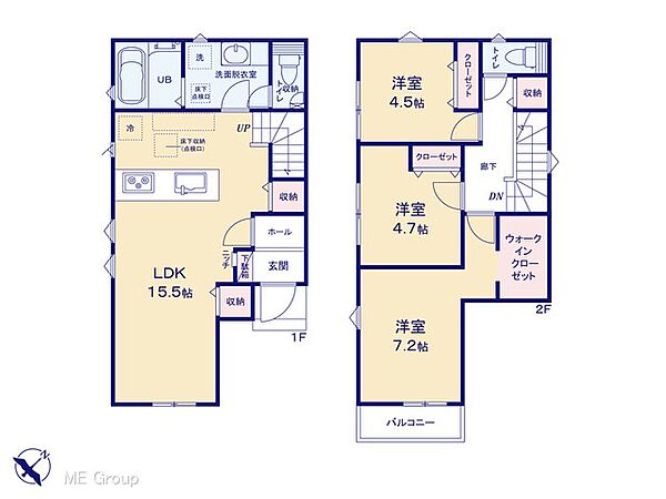 ◆1号棟◆～Floor plan～図面と異なる場合は現況を優先