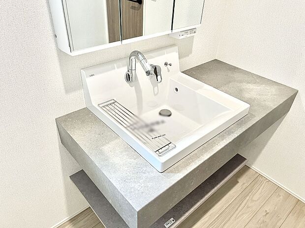 ◆1号棟◆ハンドシャワー付き！使いやすい洗面台。