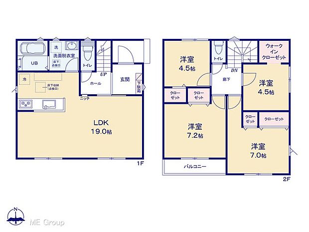 ◆2号棟◆~Floor plan~図面と異なる場合は現況を優先