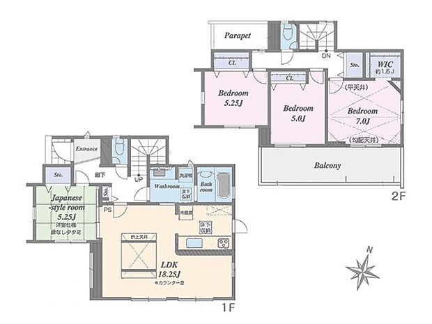 ~Floor plan~ 図面と異なる場合は現況を優先致します。