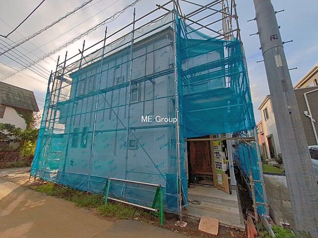 ◆B号棟◆~Exterior~ 首都圏で憧れのスローライフ♪緑に囲まれた土地は都会の喧騒を忘れられそう。四季を通じて自然と触れ合えるスポットが周辺には盛りだくさん!住みたくなる家。暮らしたい町。