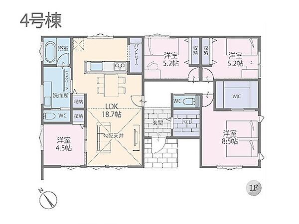 ◆4号棟◆～Floor plan～図面と異なる場合は現況を優先