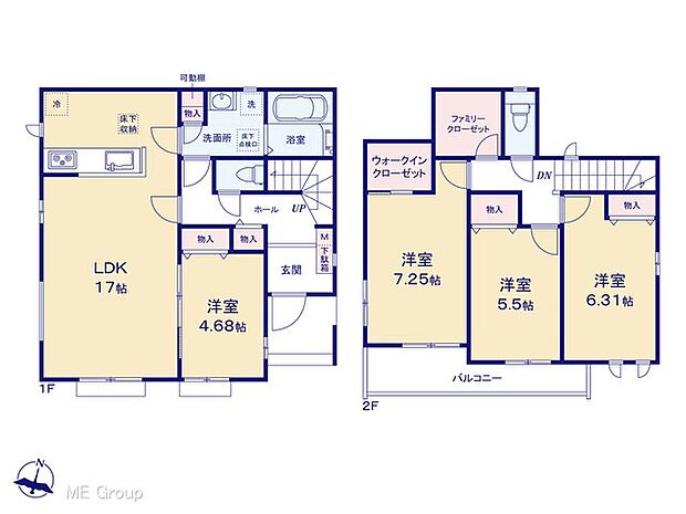 ◆B号棟◆~Floor plan~ 図面と異なる場合は現況を優先