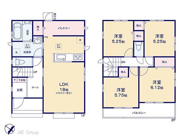 ◆A号棟◆~Floor plan~ 図面と異なる場合は現況を優先