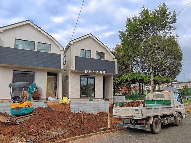 ◆C号棟◆~Exterior~ 閑静な住宅地で子育て家族にピッタリ。毎日のお散歩も快適な緑に恵まれたエリアで、自然に包まれた穏やかな暮らしを実現するための、ゆとりある住環境が整っています。