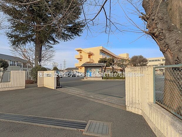 小学校 550m 佐倉市立根郷小学校