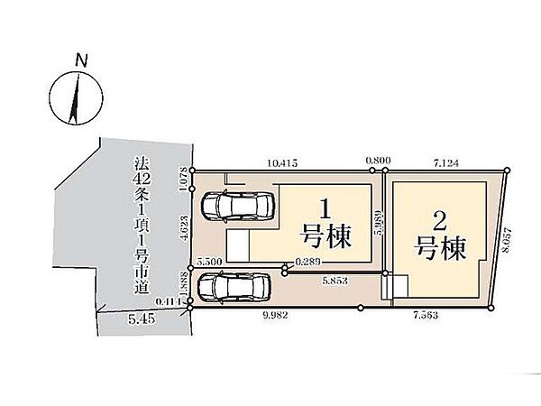 ～Plot map～　図面と異なる場合は現況を優先致します。