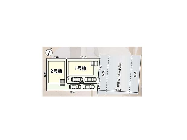 ～Plot map～　図面と異なる場合は現況を優先致します。