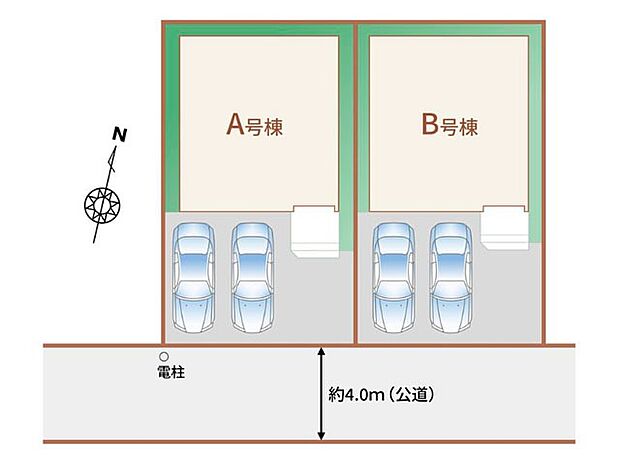 ～Plot map～　図面と異なる場合は現況を優先