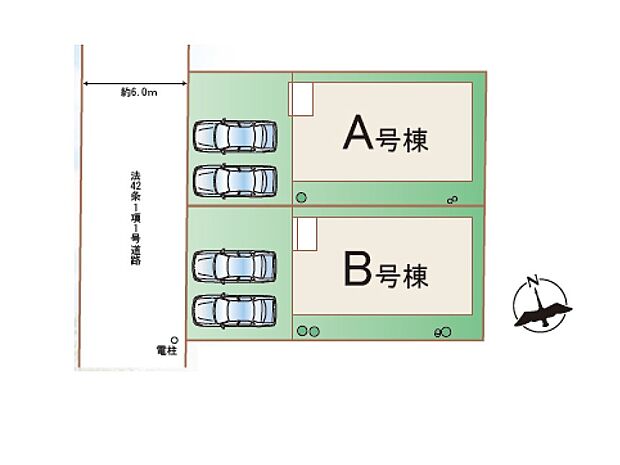 ～Plot map～　図面と異なる場合は現況を優先