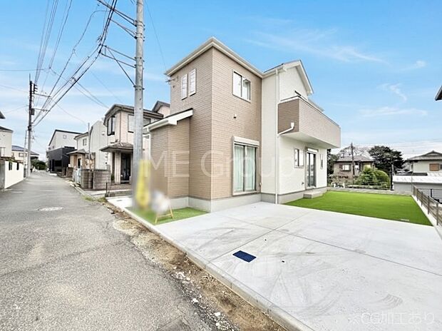 ~Exterior~ 前面道路は閑静な住宅地をはしる車通りの少ない道路。駐車の出し入れもらくらくです!ご不明点・現地見学のご希望は、お気軽にお問い合わせください!