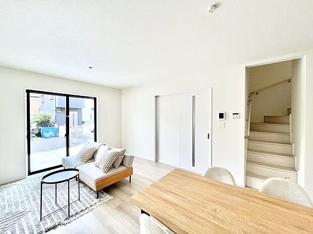 リビング階段、毎日大切な家族とコミュニケーションがとれる家族思いの間取り