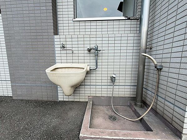 ペットの足洗い場も完備しております。