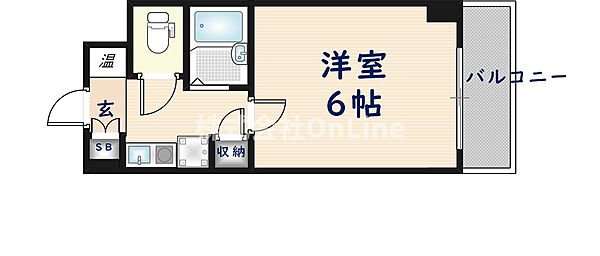 PS HIGASHI OSAKA ｜大阪府東大阪市長田中1丁目(賃貸マンション1K・7階・18.01㎡)の写真 その2