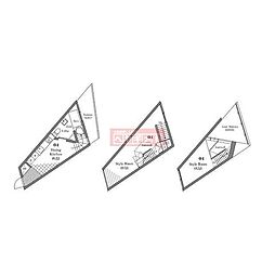 サクラノキテラス中目黒 1階2DKの間取り