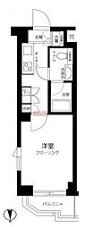 ルーブル下北沢弐番館 3階1Kの間取り