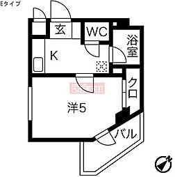 間取図画像 1K