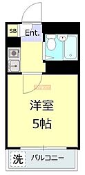 クリスタル三軒茶屋パート1 1Kの間取図画像