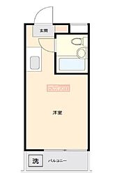 メゾン・ド・エポール ワンルームの間取図画像