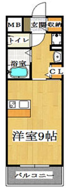 メゾン・デ・ノムラ島之内 ｜大阪府大阪市中央区島之内2丁目(賃貸マンション1K・3階・24.90㎡)の写真 その2