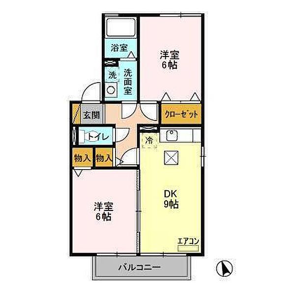 同じ建物の物件間取り写真 - ID:208009475654