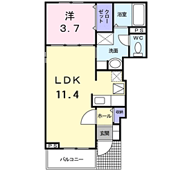 間取図画像 1LDK