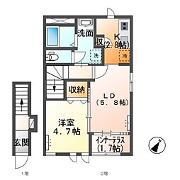 マウントリバー　II 2階