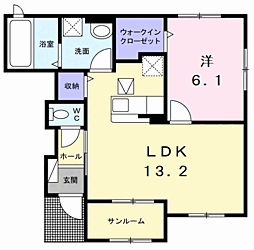 Ｋ’ｓヴィレッジ平井　Ｂ 1階