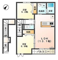 ベルメゾン 2階