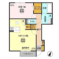 グラマードマレ3D 1LDKの間取図画像