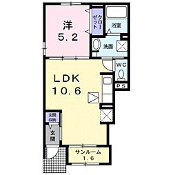 マルゼン1 1LDKの間取図画像