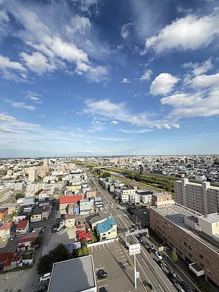 室内バルコニーからの撮影になります（１）