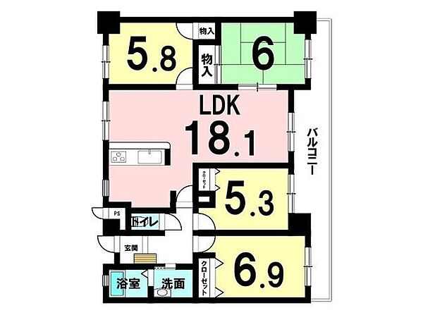 間取り：344000014371