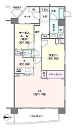 間取図画像 1SLDK