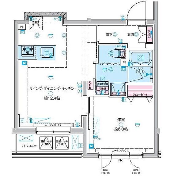 同じ建物の物件間取り写真 - ID:213096938815