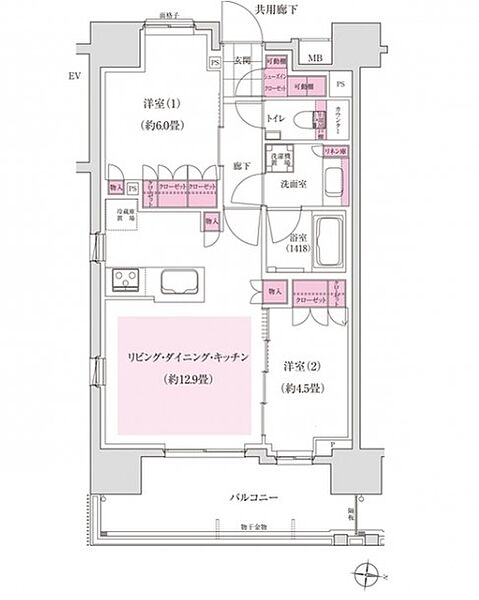 同じ建物の物件間取り写真 - ID:213100355721