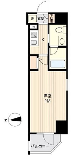 オーキッドレジデンス蔵前 304｜東京都台東区三筋２丁目(賃貸マンション1K・3階・25.80㎡)の写真 その2