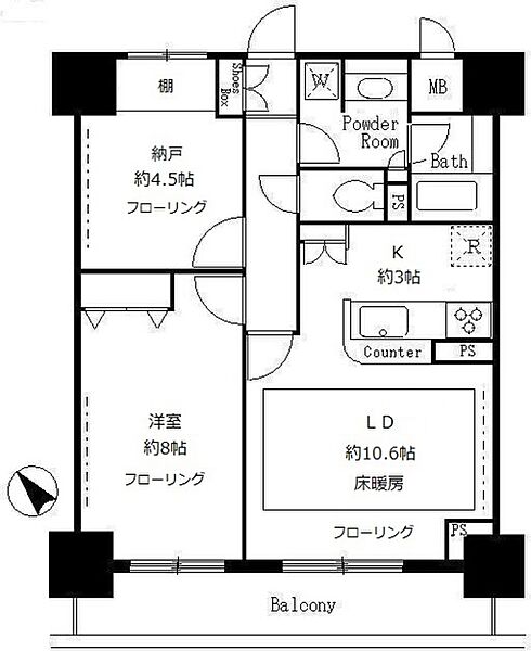 同じ建物の物件間取り写真 - ID:213100974749