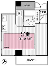 築地永谷タウンプラザ 4F ｜ 東京都中央区築地２丁目8-1（賃貸マンション1R・4階・24.86㎡） その2