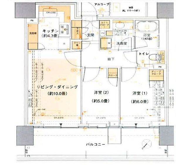 同じ建物の物件間取り写真 - ID:213107847790