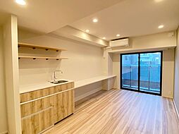 ジオエント門前仲町 1004 10階ワンルームのリビング/ダイニング