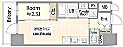 ガーデンサヴィス木場(Garden Xavis木場) 1LDKの間取図画像